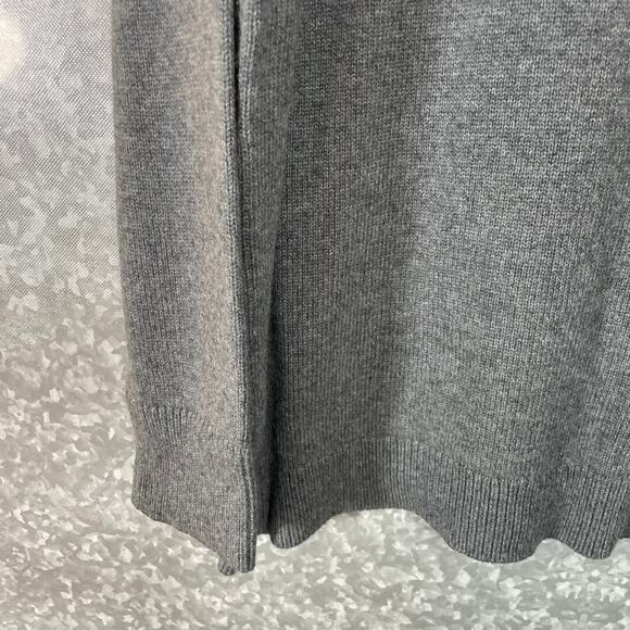 Halogen Women's Gray Tie Shoulder Turtleneck Tunic Sweater - Size XL - Cozycore - Picture 3 of 6